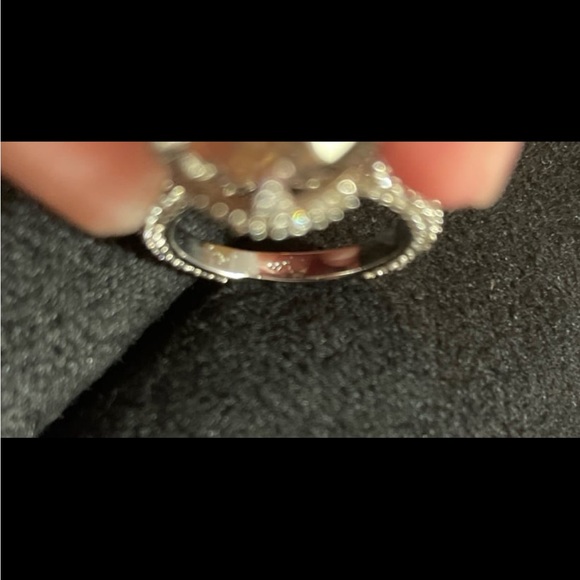 Oh My Gorgeous 6.34 CT Certified Round Brilliant Cut Moissanite Diamond Ring - Picture 11 of 11